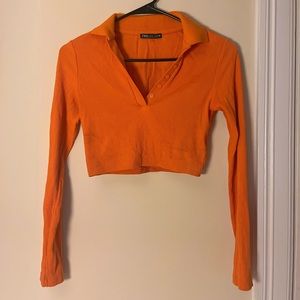 Zara cropped long sleeve